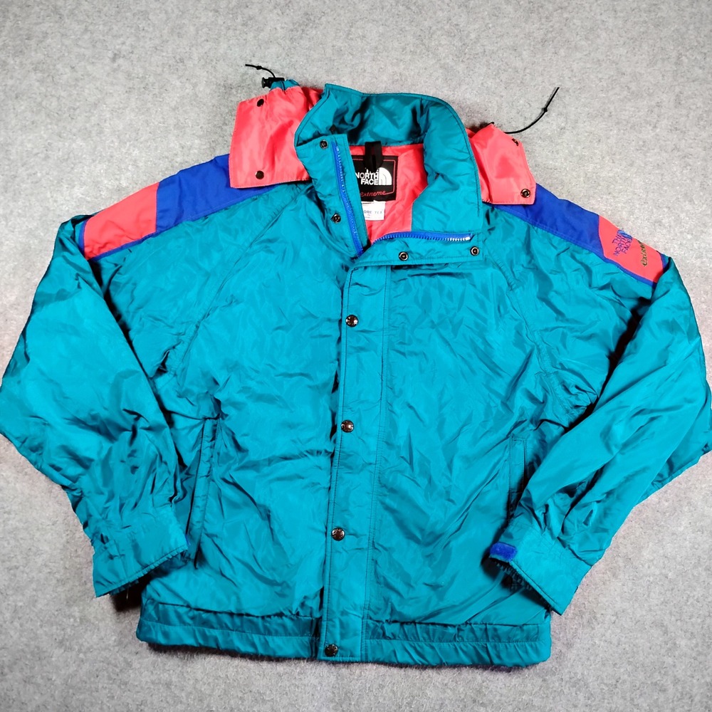 Vintage The North Face Extreme Gore-Tex Jacket Mens Medium Teal Pink Made in USA